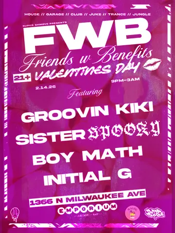 Friends W Benefits at Emporium Arcade Bar - Wicker Park Friends W Benefits at Emporium Arcade Bar - Wicker Park