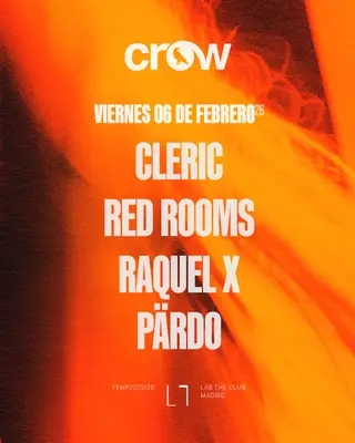 CROW with Cleric, Red Rooms, Raquel X, PÄRDO at LAB theCLUB CROW with Cleric, Red Rooms, Raquel X, PÄRDO at LAB theCLUB