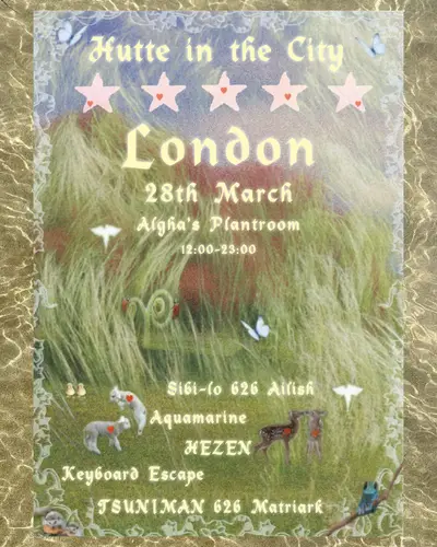 Hutte in the City - London Hutte in the City - London - EDM event at Algha's Plantroom in London