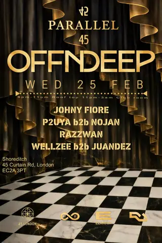 Offndeep at 45 London Offndeep at 45 London