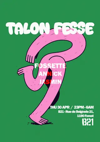 Talon Fesse: Fossette at B21