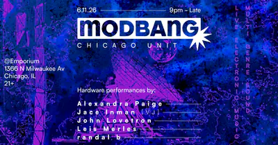 Modbang Chicago - EDM event at Emporium Arcade Bar - Wicker Park in Chicago