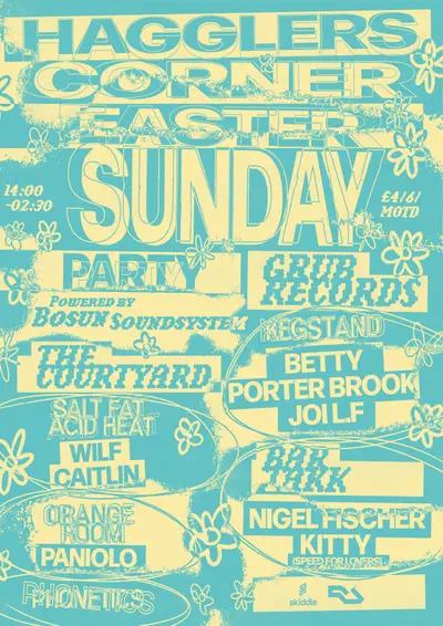 Hagglers Corner Easter Sunday Party Hagglers Corner Easter Sunday Party - EDM event at Hagglers Corner in Sheffield