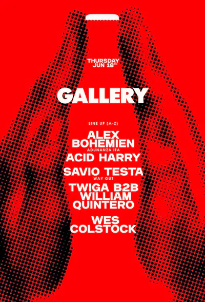 Wes Colstock X WILLIAM QUINTERO - EDM event at Gallery in London