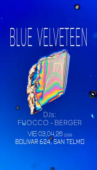 BLUE VELVETEEN at Blue Velvet Bar de Copas BLUE VELVETEEN at Blue Velvet Bar de Copas