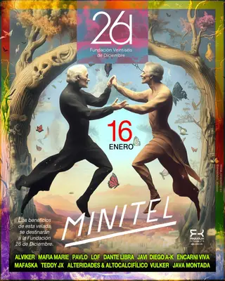 MINITEL // ♡ CHARITY ED. ♡ // FUNDACIÓN VEINTISÉIS DE DICIEMBRE at Republik Club