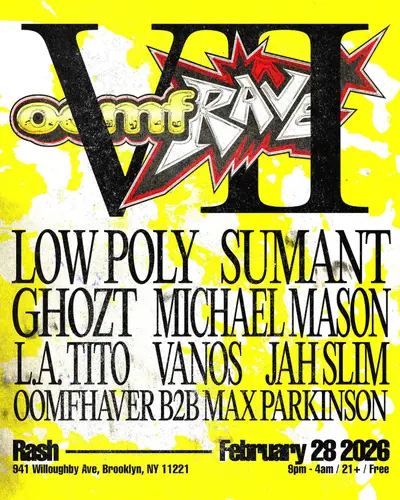 oomfRAVE 7 - EDM event at Rash in New York City