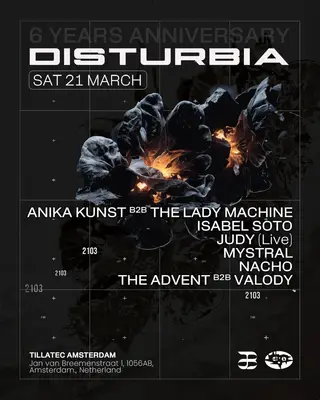 Disturbia 6 Year Anniversary at TILLATEC Disturbia 6 Year Anniversary at TILLATEC
