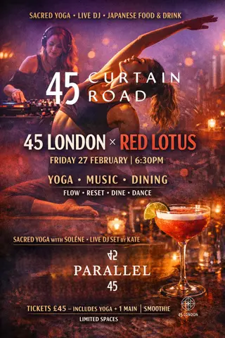 Red lotus at 45 London Red lotus at 45 London