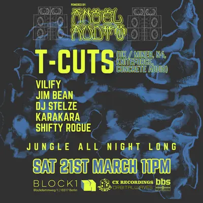 T-Cuts powered by Angel Audio - EDM event at Block1 in Berlin