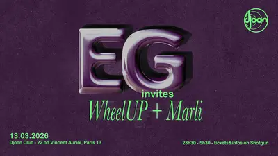 EG invite WheelUP + Marli EG invite WheelUP + Marli - EDM event at Djoon in Barcelona