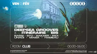 Sacré présente: Deepsea Grooves X ItinéraireBis at Sacré