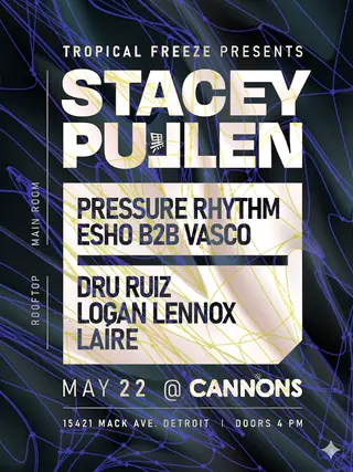 Tropical Freeze presents Stacey Pullen Detroit 2026 | Tickets & Lineup - EDM news article Tropical Freeze presents Stacey Pullen Detroit 2026 | Tickets & Lineup - EDM news article