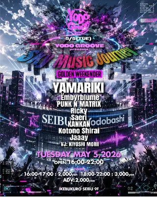 YODO GROOVE presents GOLDEN WEEKENDER' at Yodo Groove(Yodobashi HD Bldg)