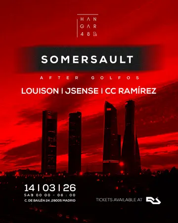 SOMERSAULT: LouIsOn, JSENSE, CC RAMIREZ at Hangar48 Club SOMERSAULT: LouIsOn, JSENSE, CC RAMIREZ at Hangar48 Club