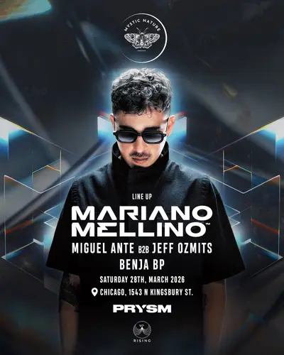 Mariano Mellino - EDM event at Prysm Nightclub in Chicago
