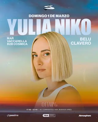 Hist Entertainment pres. Yulia Niko at TBA - Olympo Sky Bar