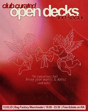 Club Curated: Open Decks & Social, The Valentines Ball at The Bag Factory Club Curated: Open Decks & Social, The Valentines Ball at The Bag Factory