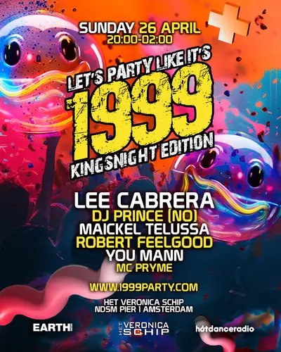 1999: KINGSNIGHT EDITION - EDM event at Veronica Schip in Amsterdam