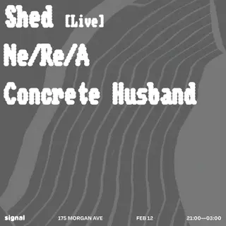 Shed (Live), Ne/Re/A, Concrete Husband at Signal Shed (Live), Ne/Re/A, Concrete Husband at Signal