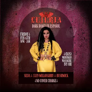 LUJURIA: Spanish Dark Dance & Synth at Selva NYC LUJURIA: Spanish Dark Dance & Synth at Selva NYC
