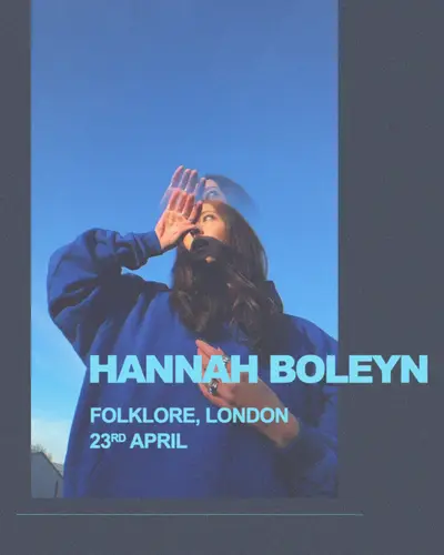 Hannah Boleyn - EDM event at Folklore in London