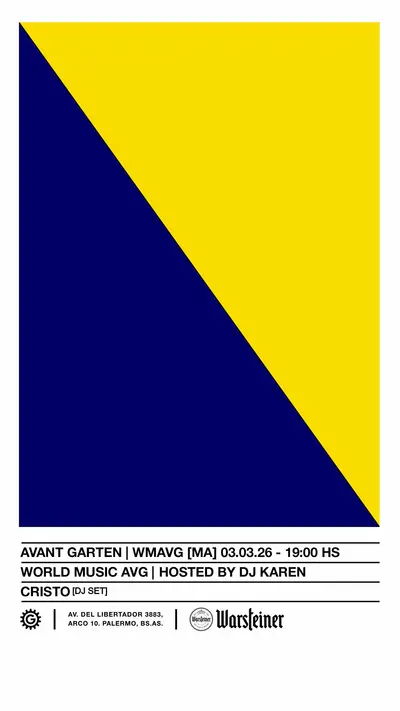 WORLD MUSIC AVG - EDM event at Avant Garten in Buenos Aires