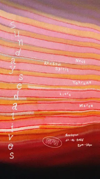 RPU presents: Sunday Sedatives at Noord Space at TBA - Noord Space RPU presents: Sunday Sedatives at Noord Space at TBA - Noord Space