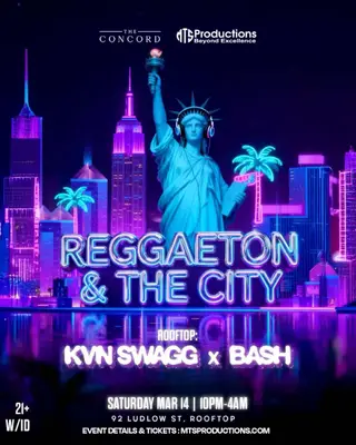 Reggaeton & the City Rooftop Party Saturday at Concord NYC Reggaeton & the City Rooftop Party Saturday at Concord NYC