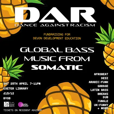 DAR 9 - Devon Development Education - EDM event at Exeter Library in West + Wales