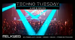 Techno Tuesday Amsterdam, A.mo & Dexon at Melkweg