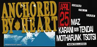 Kinah pres. Anchored by Heart. at Miscellania