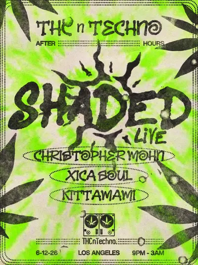 THCnTechno After Hours with SHADED - EDM event at Soundbite Studios in Los Angeles