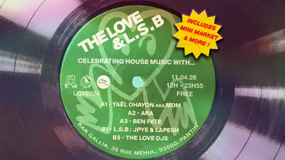 The Love & L.S.B: Yaël Ohayon aka Metallik Diskö Maschine, Ara, Ben Fate, JPYE, Lapesh - EDM event at Brasserie Gallia in Paris