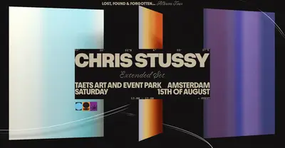 Chris Stussy - Lost, Found & Forgotten... Album Tour - EDM event at Taets Art and Event Park in Zaandam