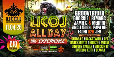 UCOJ ALL DAY the 360 experience UCOJ ALL DAY the 360 experience - EDM event at Brixton Jamm in London