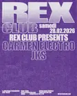 Rex Club presents: Carmen Electro, JKS thumbnail Rex Club presents: Carmen Electro, JKS thumbnail