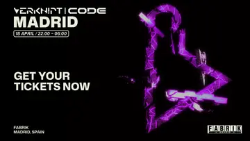 VERKNIPT x Code - Madrid - 18 April at Fabrik VERKNIPT x Code - Madrid - 18 April at Fabrik