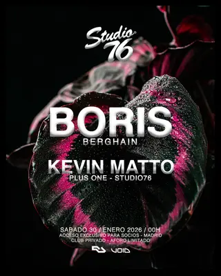 Studi76 Club present: Boris from Berghain + Kevin Matto at TBA - Powered by: Void Acoustics 