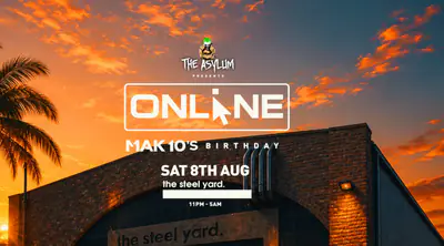 The Asylum x Online Mak 10's Birthday - EDM event at The Steel Yard in London