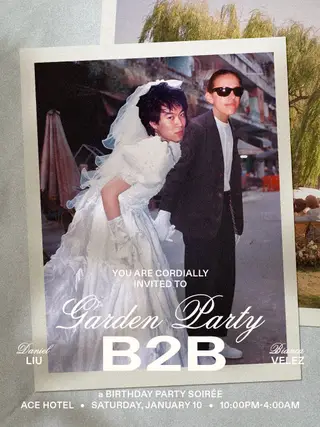 Garden Party B2B: A Birthday-to-Birthday Soiree at Libera