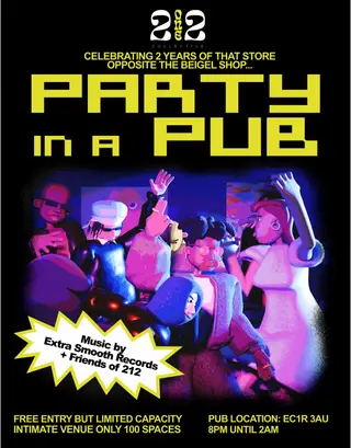 212 Collective Two Year Anniversary at TBA - farringdon