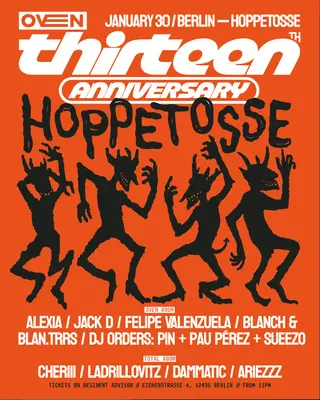 13th Anniversary Oven club at Hoppetosse