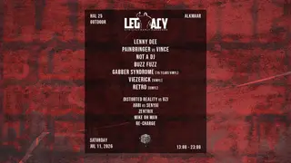 Legacy Outdoor Festival 11 juli 2026 at Hal25