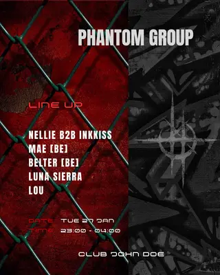 [PHANTOM GROUP] INDUSTRIAL TECHNO RAVE at John Doe