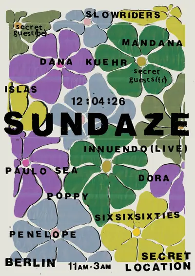 Sundaze goes to Berlin - EDM event at TBA in Berlin