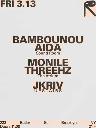 Bambounou + AIDA / Monile + threehz / JKriv at public records