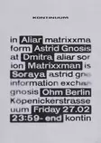 Kontinuum: Matrixxman, Astrid Gnosis, Soraya, Aliar, Dmitra  thumbnail