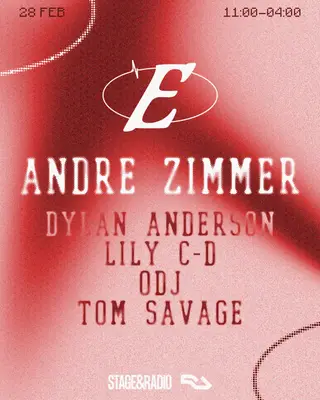 Elevation presents: Andre Zimmer at Stage and Radio