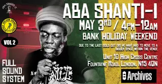 Jungle Spalsh Promotions presents Aba Shanti I at Archives Jungle Spalsh Promotions presents Aba Shanti I at Archives